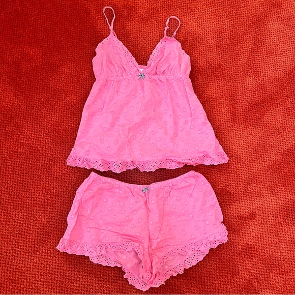 Victoria’s Secret pink nightie set, size medium - Picture 1 of 6